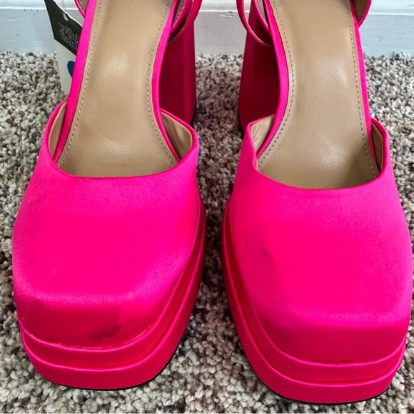 Wild Fable Pink Platform Heels with Square Toe - Picture 2 of 5